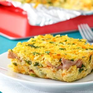 Cauliflower Bake with Blue Cheese & Prosciutto Image