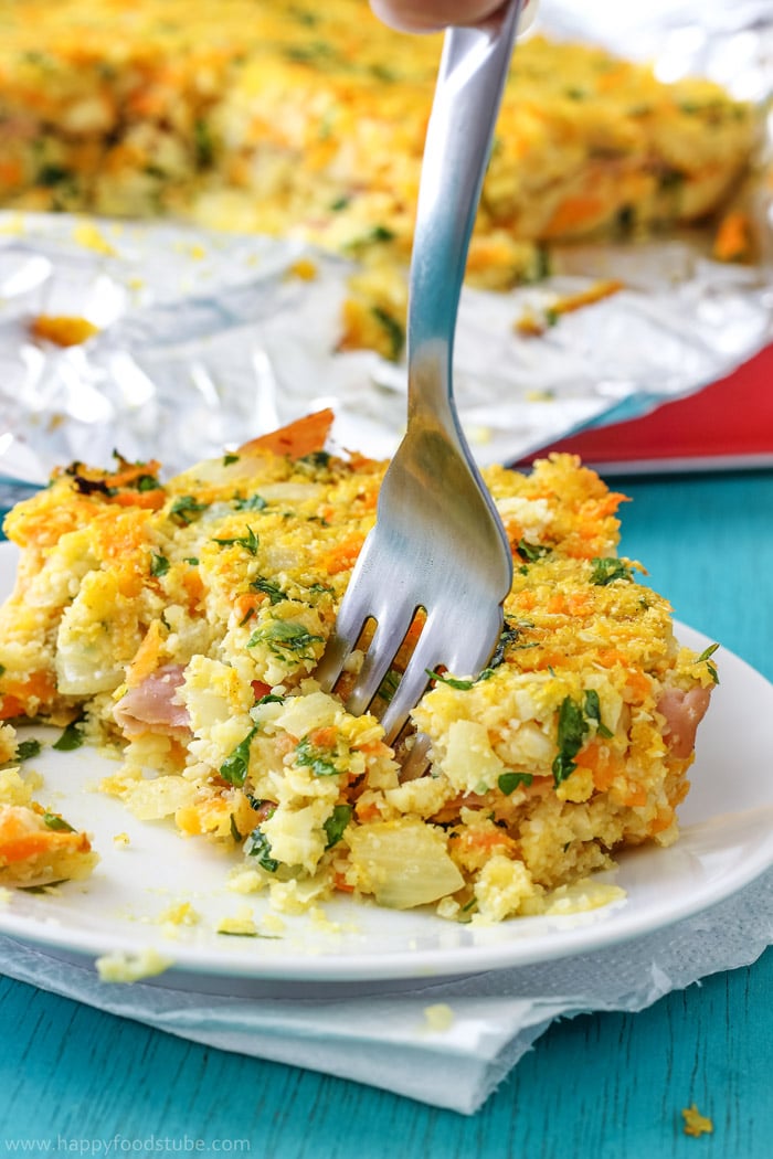 Cauliflower Bake with Blue Cheese & Prosciutto Images