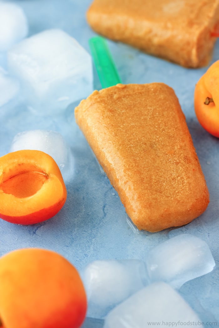 Apricot Coconut Popsicles Photo