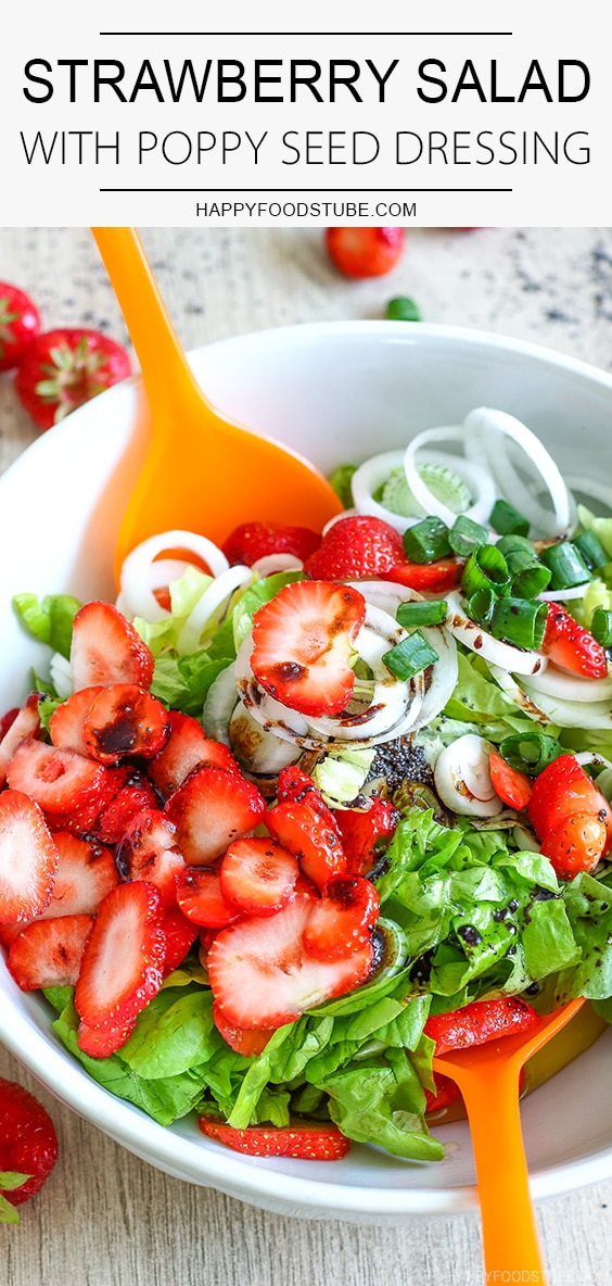Easy Strawberry Salad with Poppy Seed Dressing Recipe