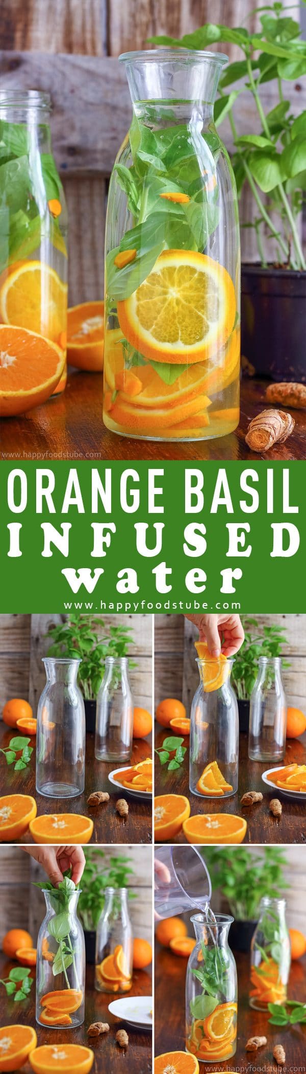 Orange Basil Infused Water Recipe Picture