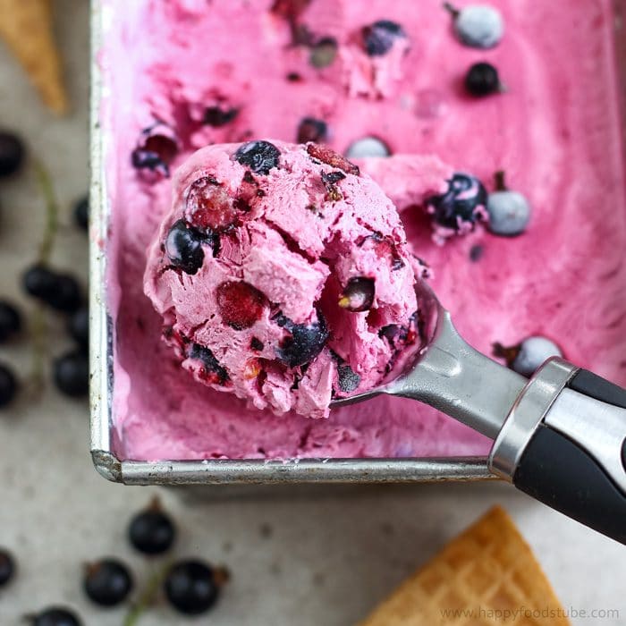 Blackcurrant Ice Cream Image