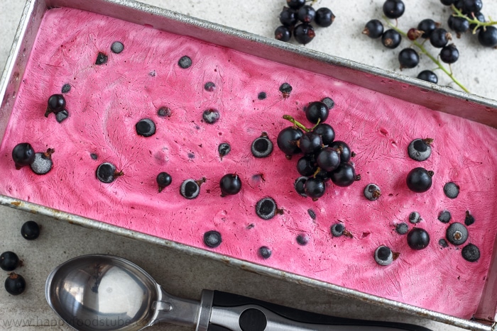 Blackcurrant Ice Cream Photo