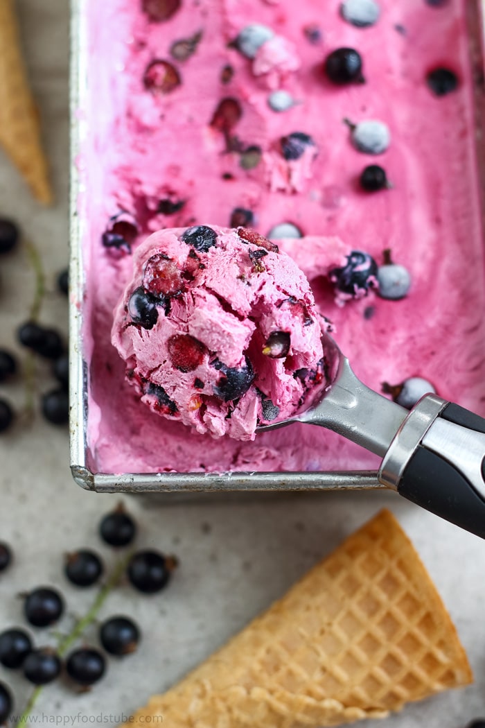 Blackcurrant Ice Cream Picture