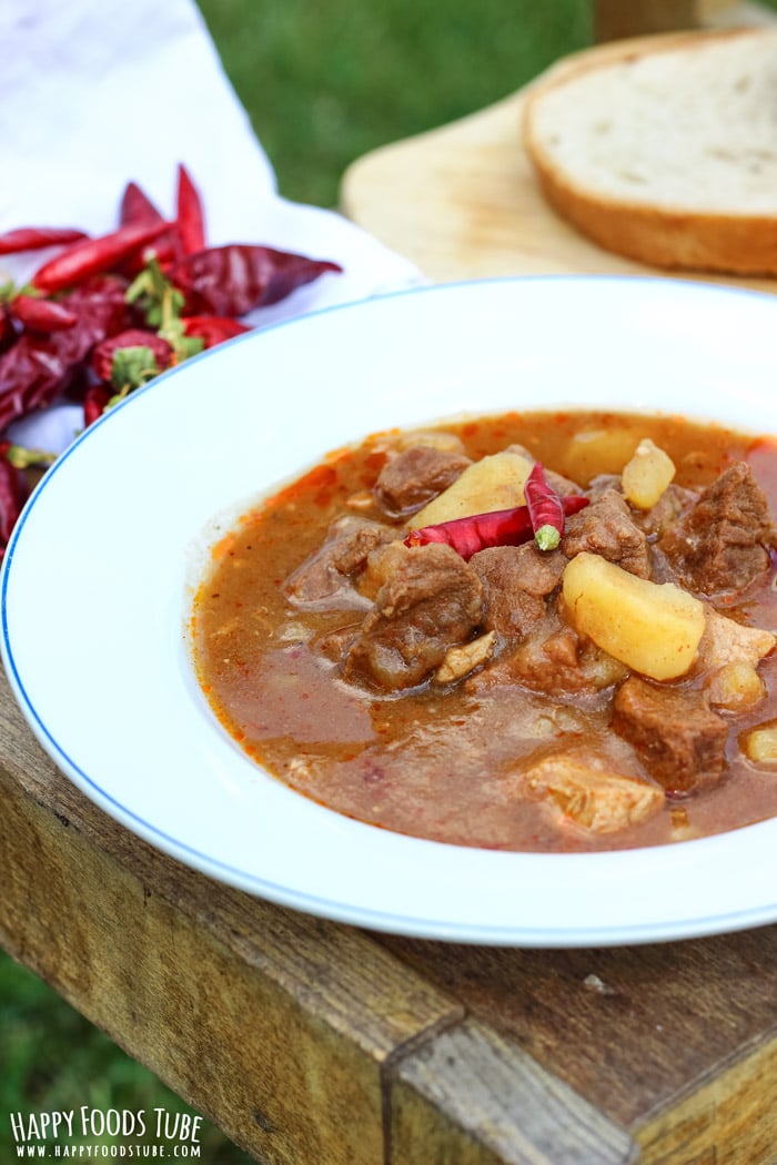 Simple Campfire Stew Closeup Picture