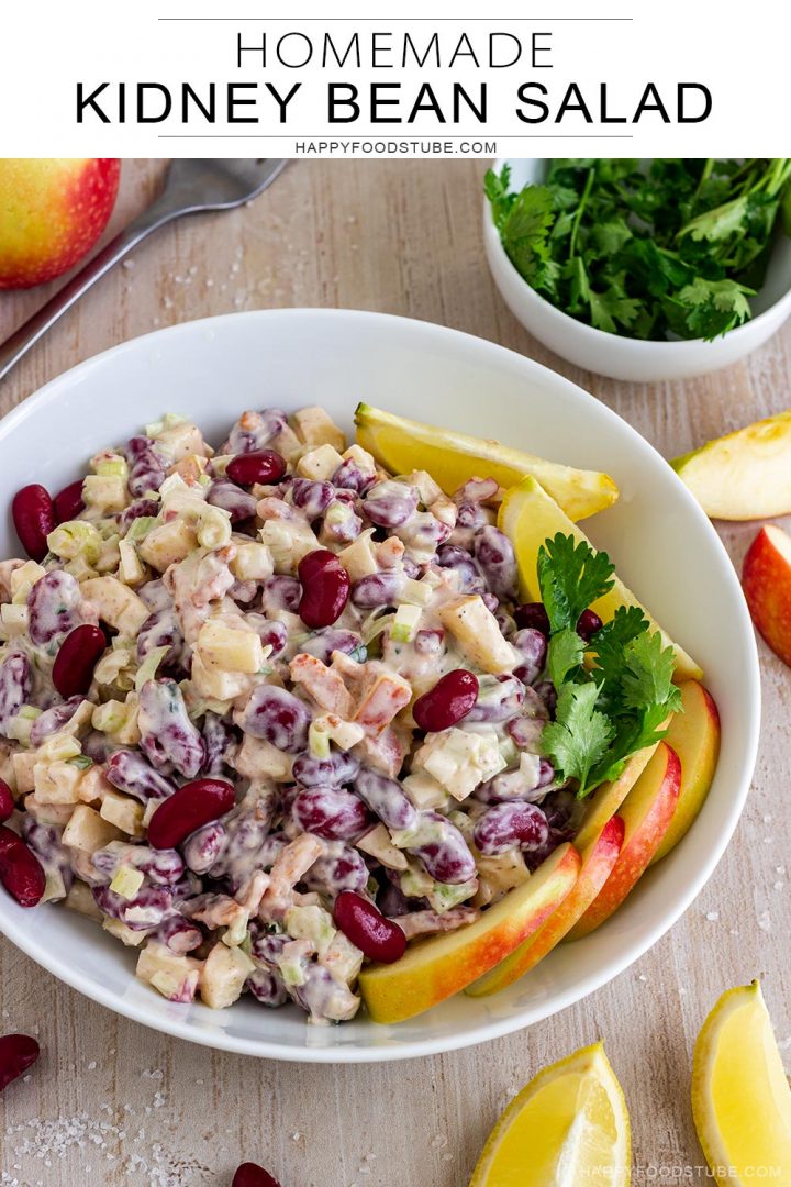 Cold kidney bean salad