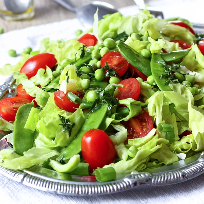 Mediterranean Green Salad Recipe Happy Foods Tube