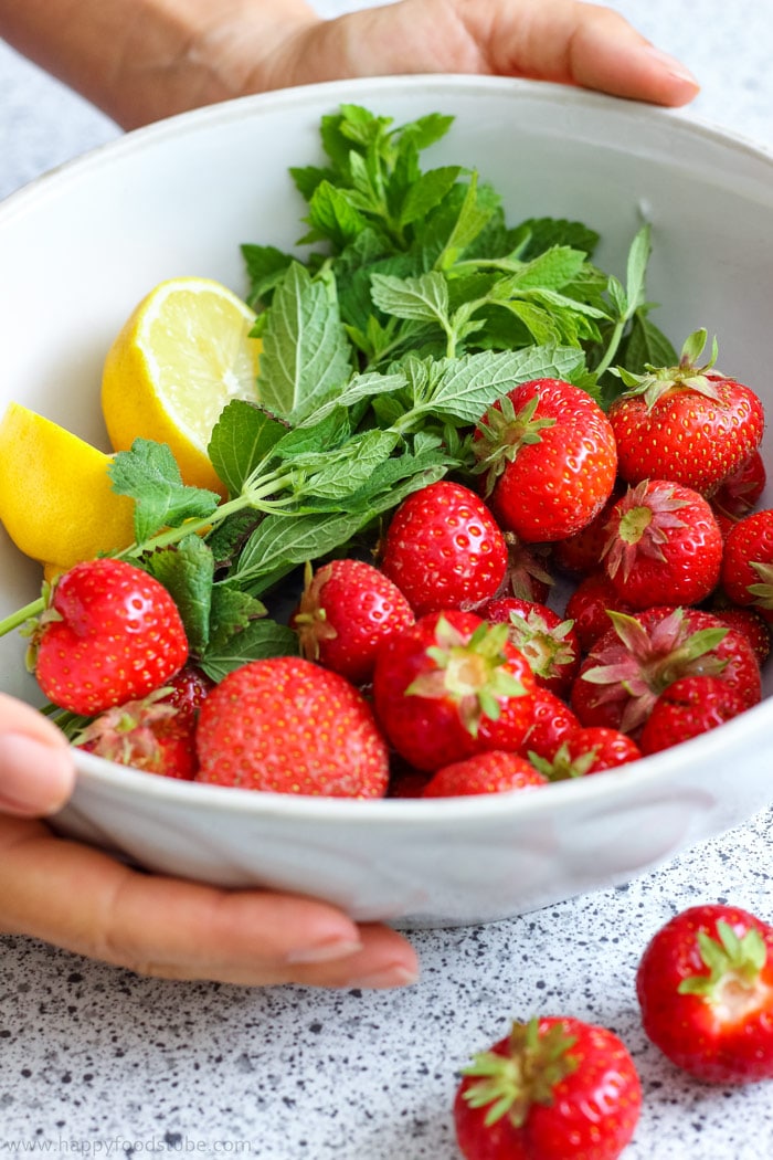 Strawberry Citrus Infused Water - Nourished Simply