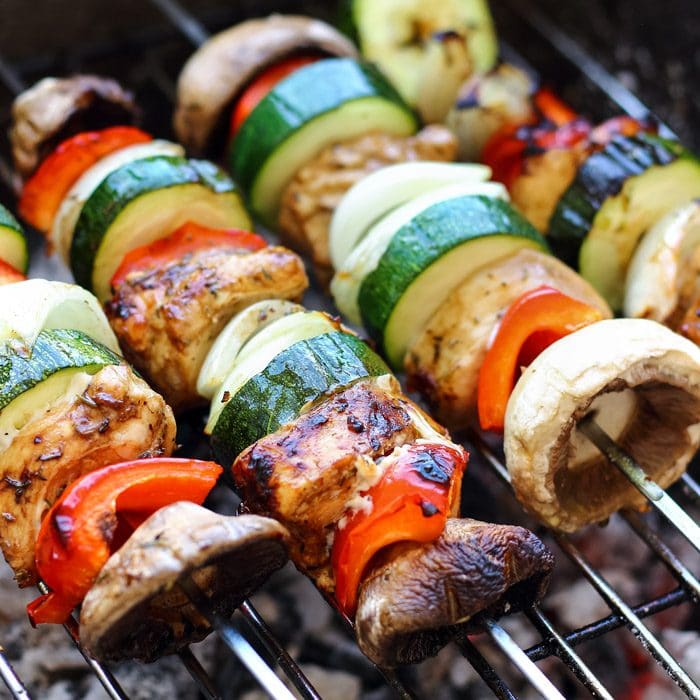 Balsamic Chicken Skewers