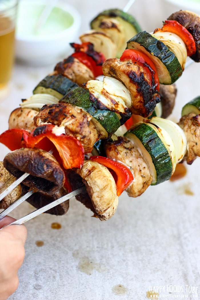 Balsamic Chicken Skewers Photos