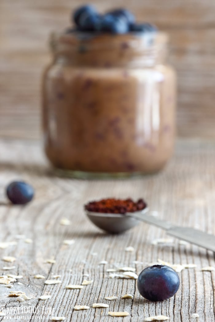 Blueberry Latte Breakfast Smoothie Jars