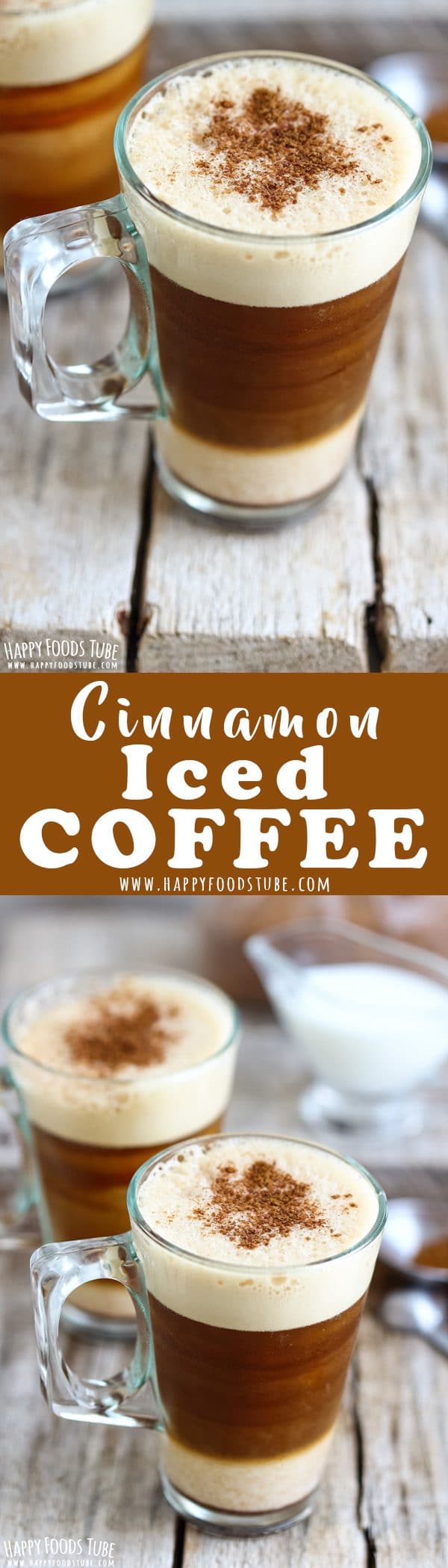 Cinnamon Iced Instant Coffee Recipe - Happy Foods Tube