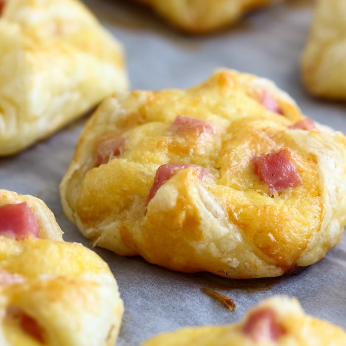 Ham and Cheese Jambon Pastries - Happy Foods Tube