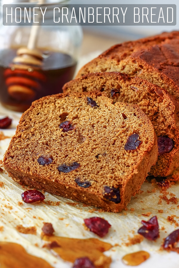 Homemade Honey Cranberry Bread Recipe