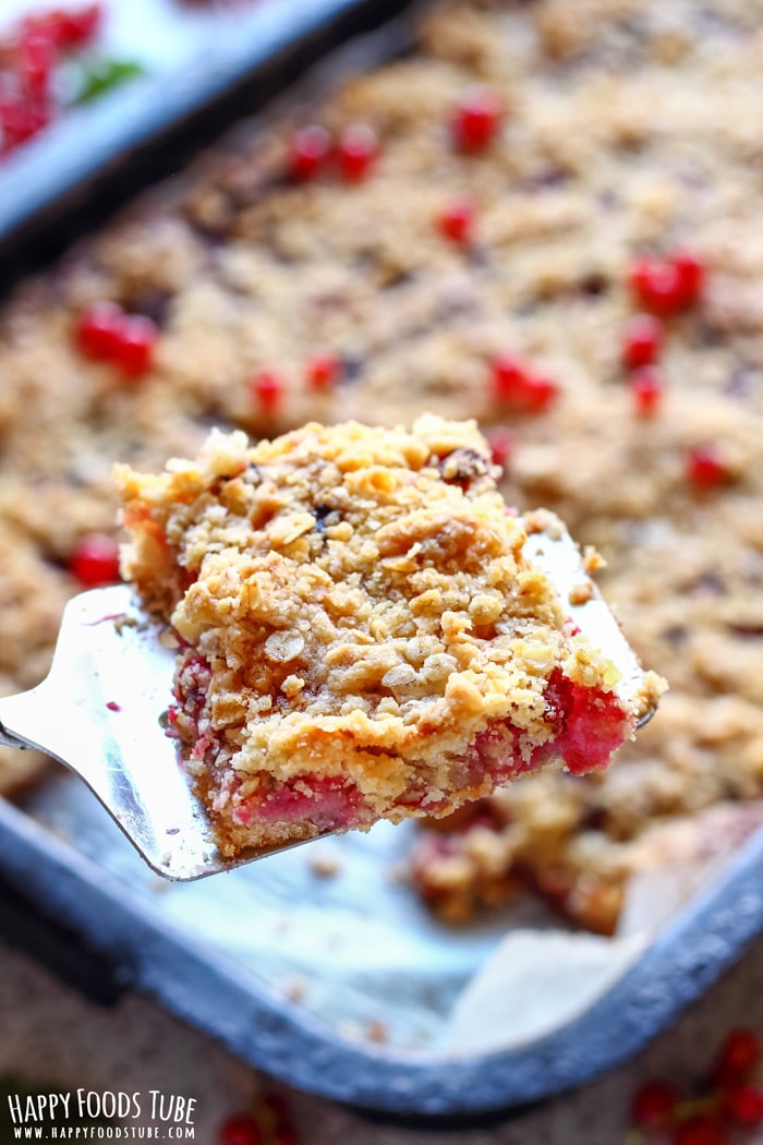 Redcurrant Crumb Bars Photo