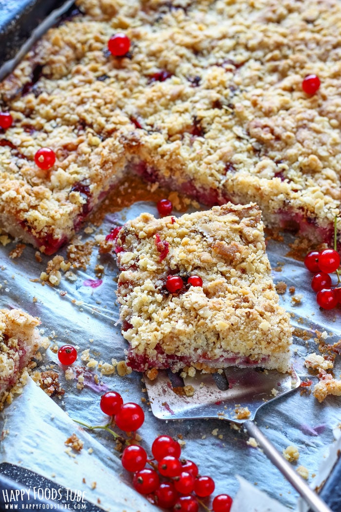 Redcurrant Crumb Bars Pic