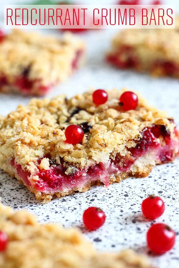 Redcurrant Crumb Bars Recipe