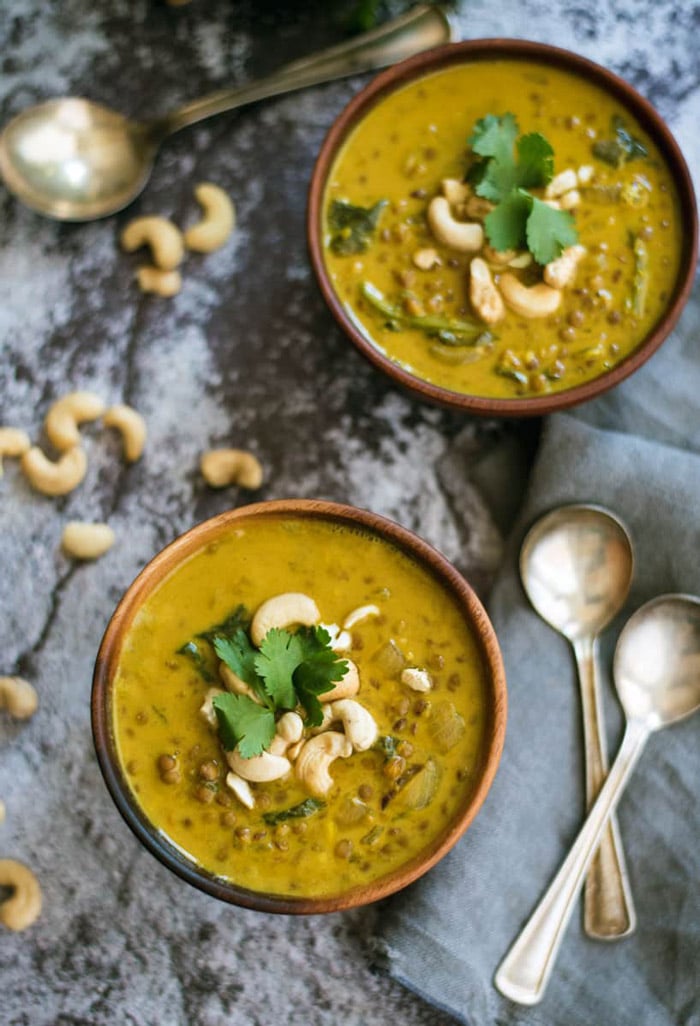 Best Fall Soups Curry Lentil Soup Coconut Milk