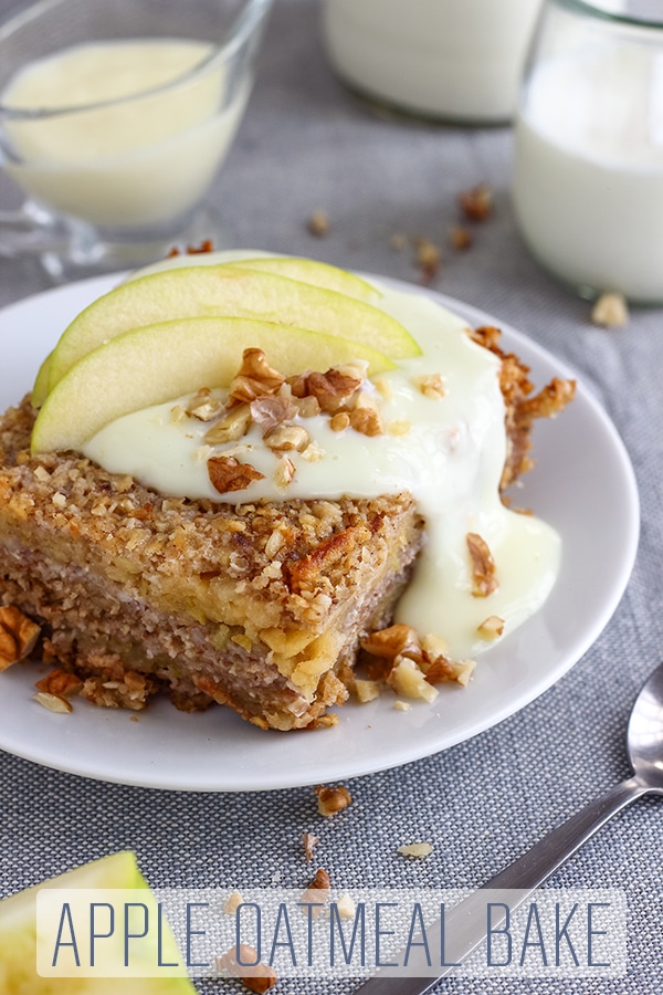 Apple Oatmeal Bake Recipe