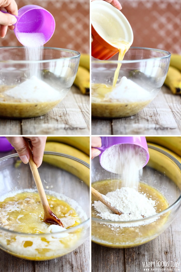 How to make Banana Bread step by step picture