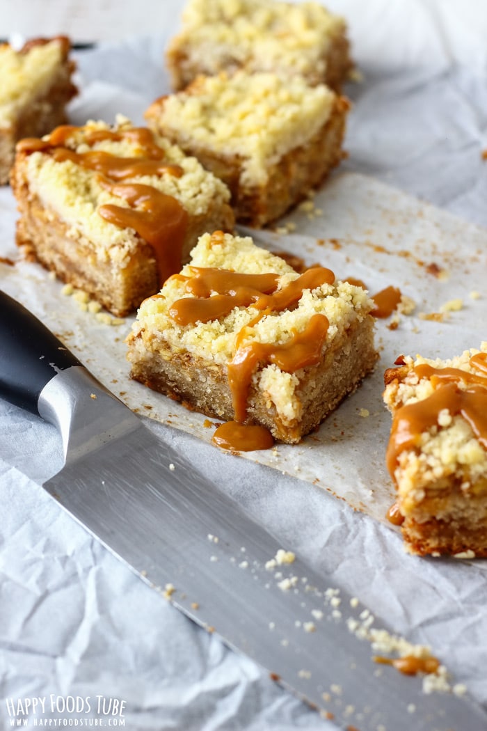 Caramel Apple Crumb Bars Photo