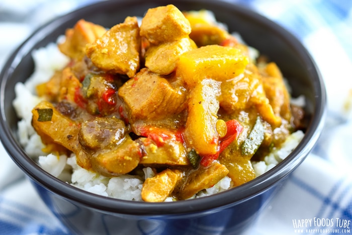 Instant Pot Chicken Curry Closeup Picture