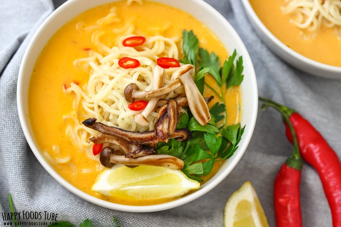 Spicy Thai Pumpkin Soup Bowl Picture