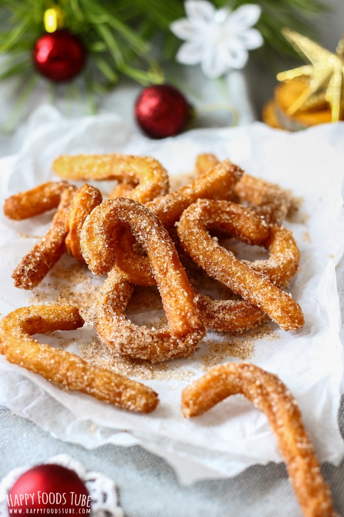 Festive Gingerbread Churros Picture