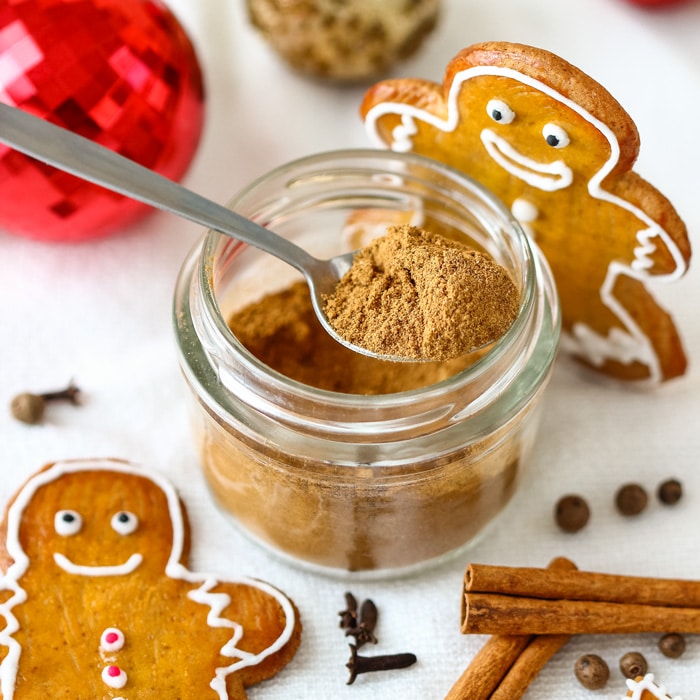 Homemade Gingerbread Spice Mix - Happy Foods Tube