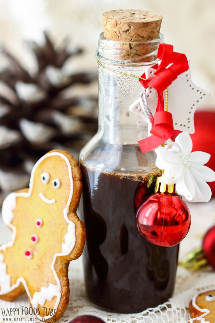 Homemade Gingerbread Syrup Holiday Picture