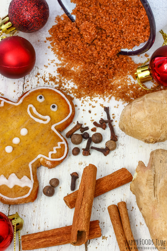 Homemade Gingerbread Syrup Ingredients Picture