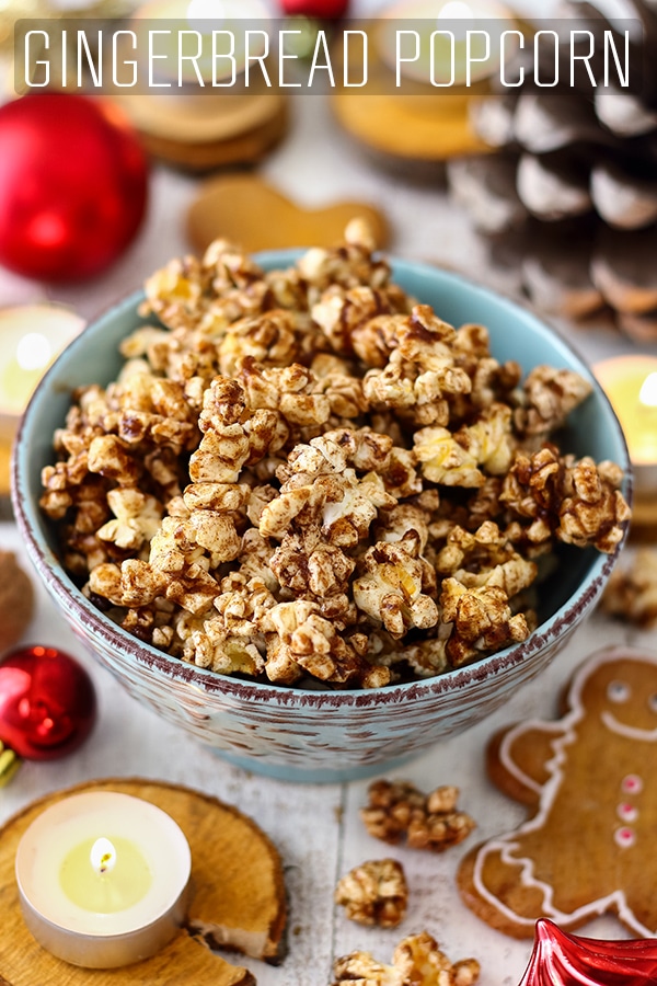 Homemade Gingerbread Popcorn Recipe