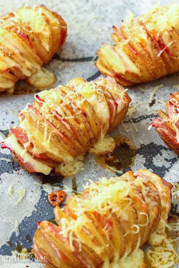 How to make Loaded Hasselback Potatoes Pic