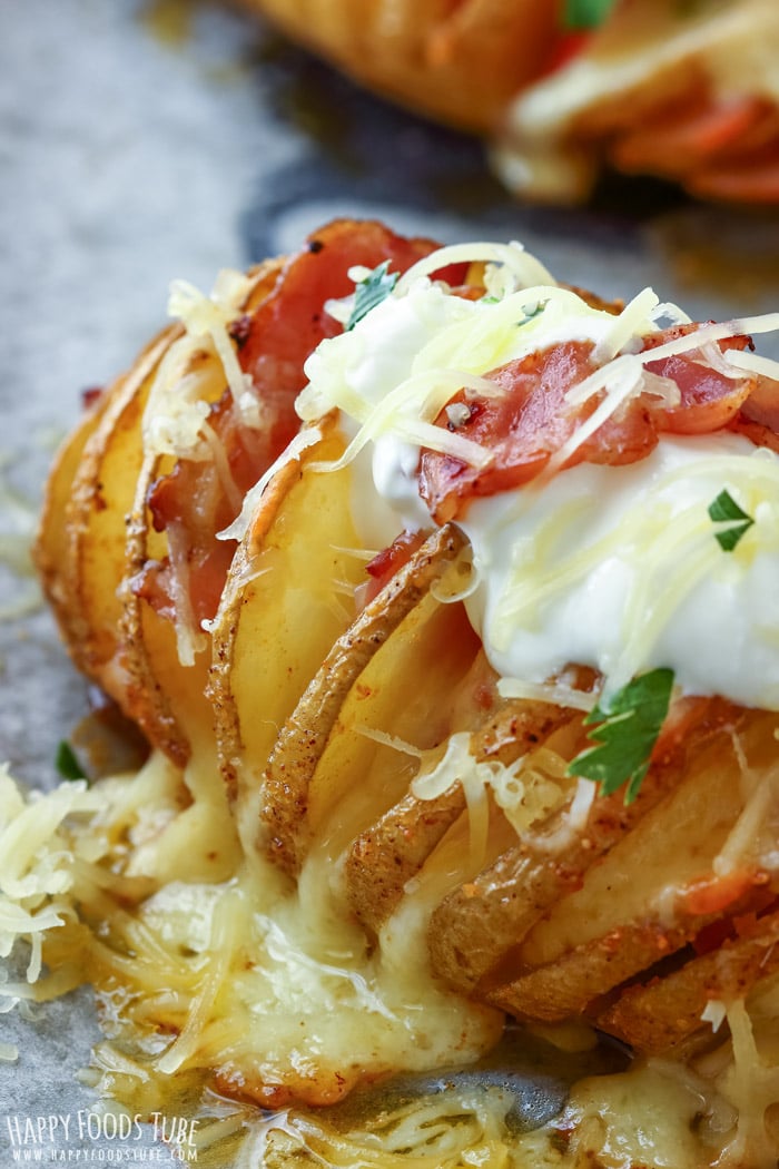 Loaded Hasselback Potatoes Pic