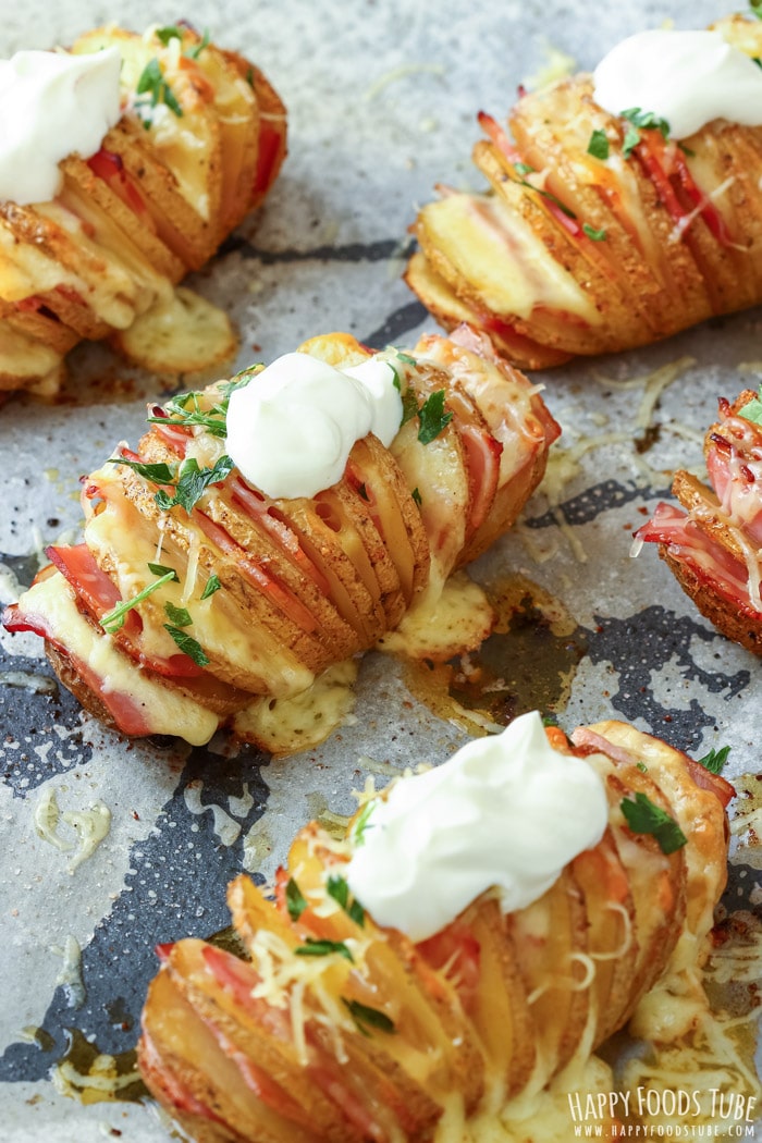 Loaded Hasselback Potatoes Picture