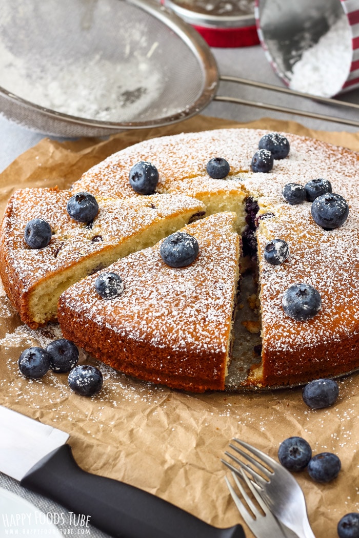 Homemade Blueberry Cake Picture