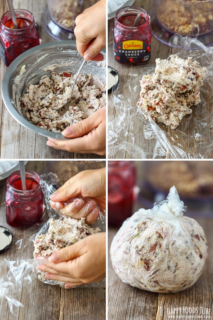 How to Make Loaded Cranberry Bacon Cheese Ball