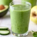Healthy Spinach Cucumber Smoothie for breakfast