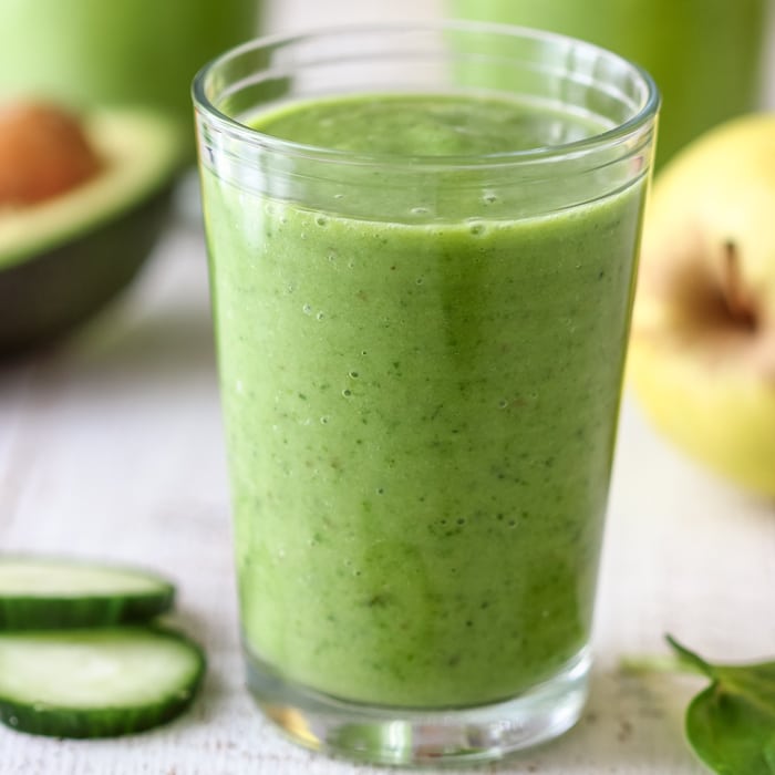 Spinach Cucumber Smoothie - Happy Foods Tube