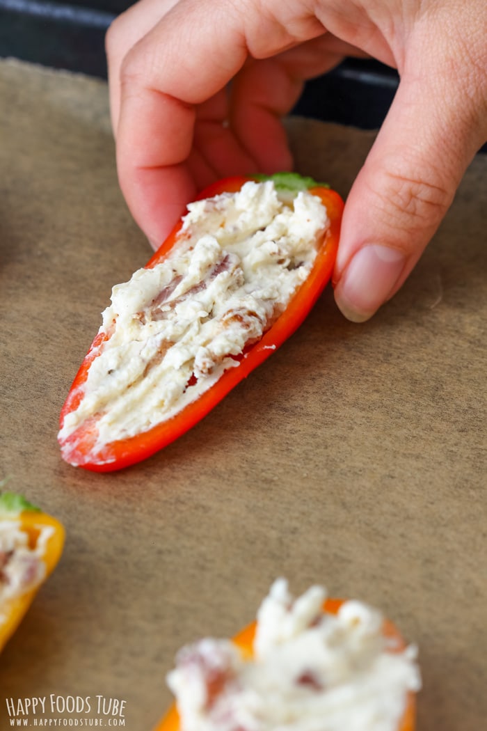 Sweet Pepper Poppers closeup