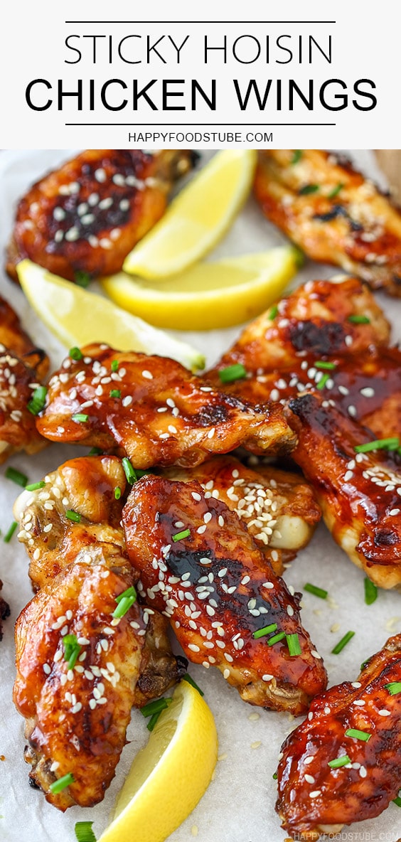 Best Sticky Hoisin Chicken Wings