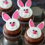 Homemade Easter Bunny Cupcakes