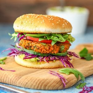 Homemade Sweet Potato Buckwheat Burgers