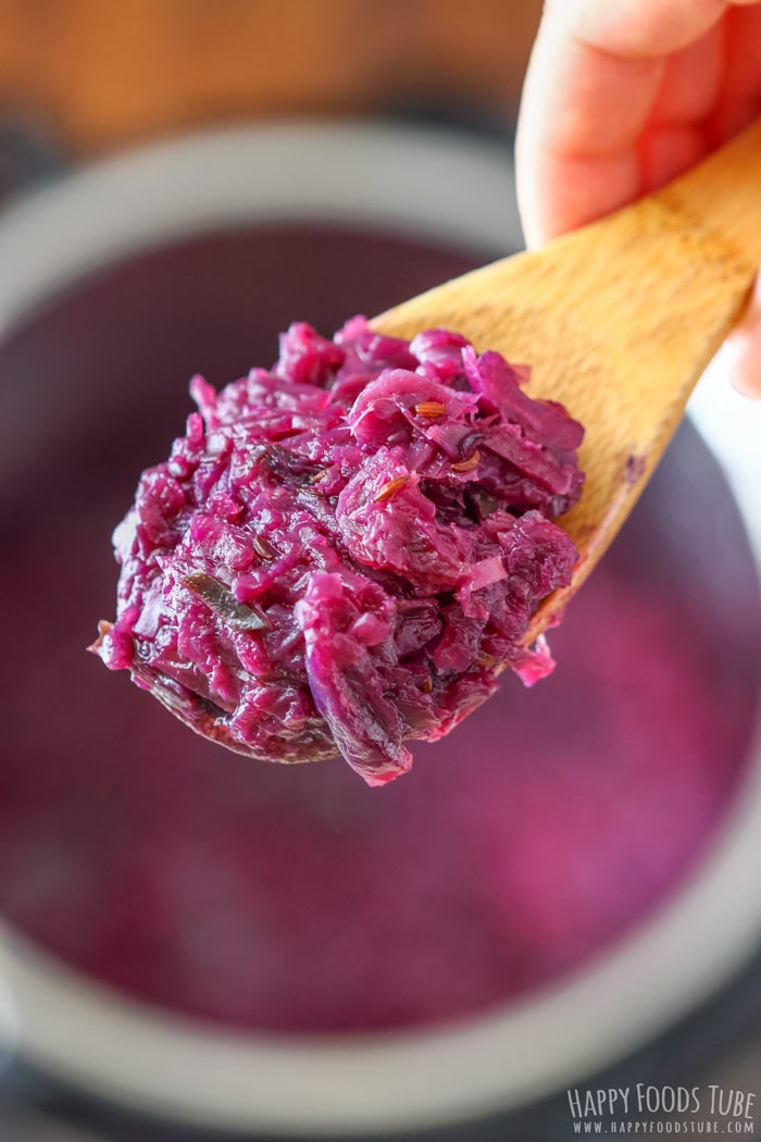 Homemade Instant Pot Braised Red Cabbage