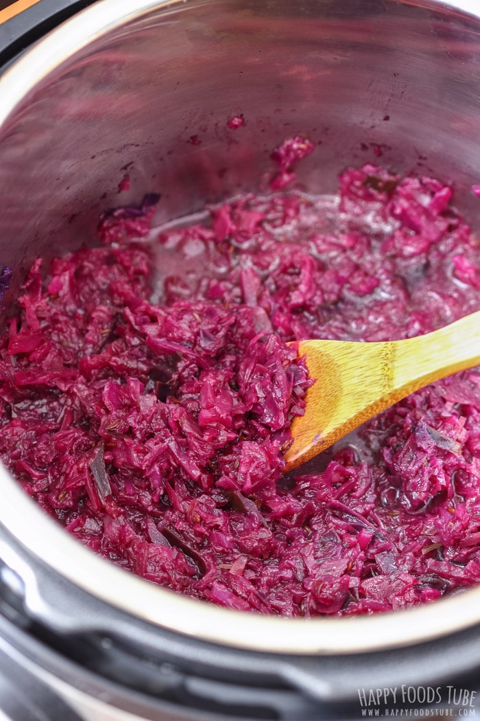 Pressuer Cooker Instant Pot Braised Red Cabbage