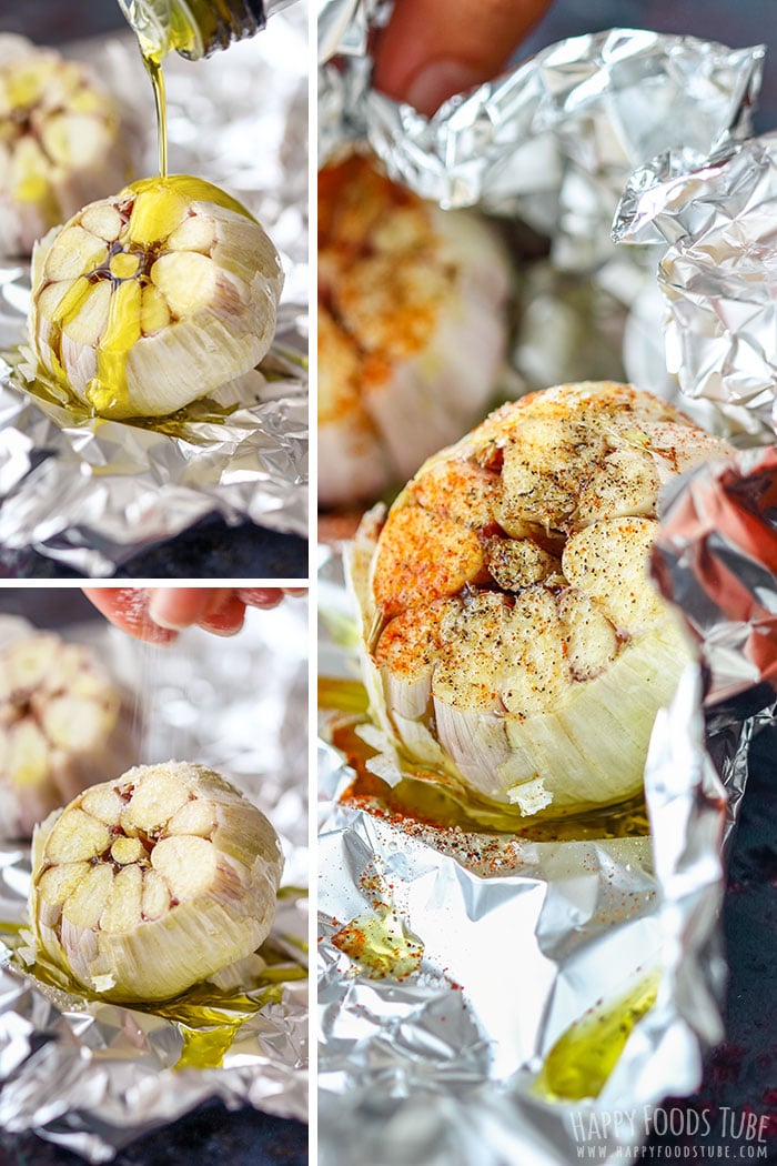 Step by Step How to Make Roasted Garlic Butter 1