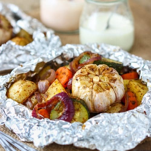 Vegetable Foil Packets Happy Foods Tube