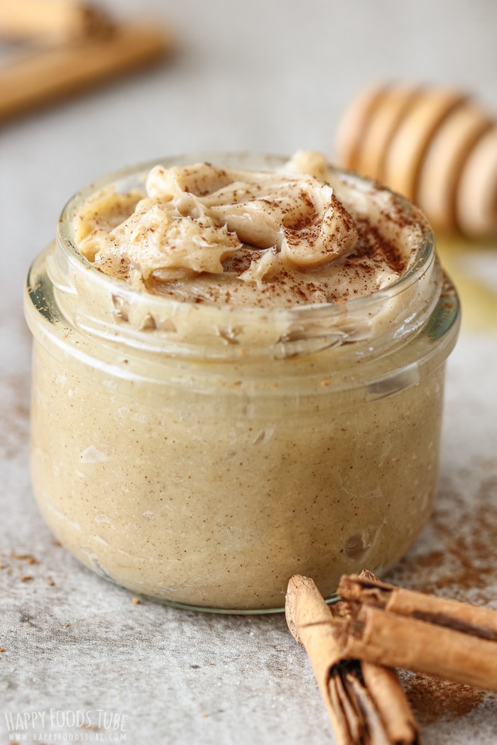 Cinnamon Honey Butter in a jar