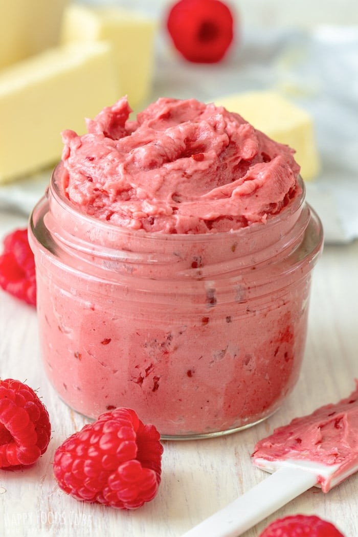 Homemade Raspberry Butter small jar