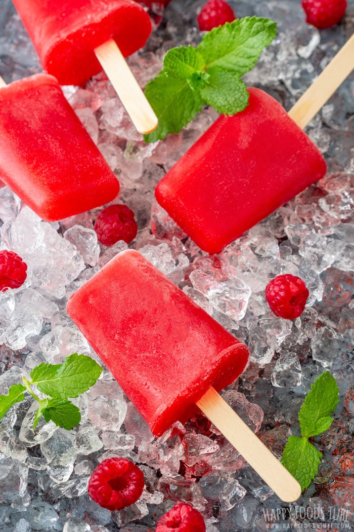 Raspberry Mint Ice Pops is perfect summer dessert